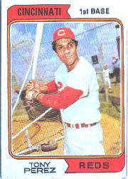 1974 Topps Baseball Cards      230     Tony Perez